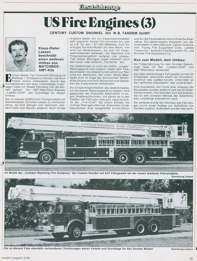 Da es 1983 noch keinen Snorkel