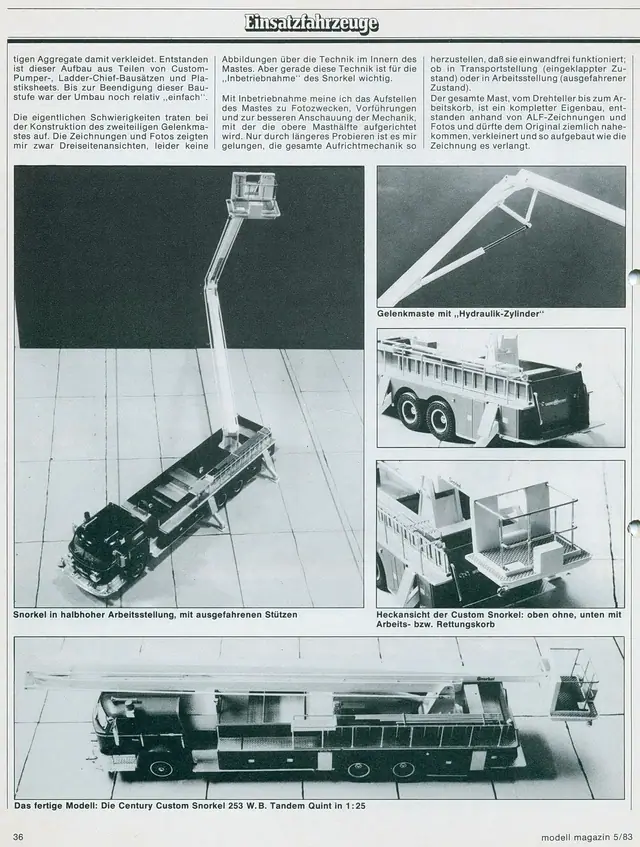 Gelenkmasten als ALF-Modell gab,