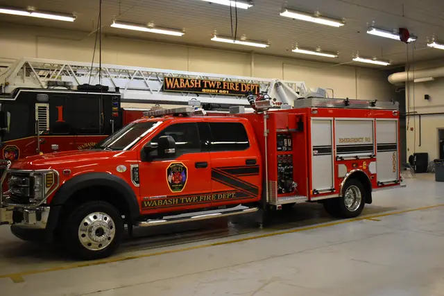 Besitzer dieses schönen Mini Pumper auf Ford F-550 Chassis ist das Wabash Twp. Fire Department.