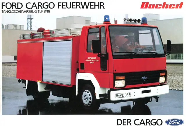 Neben Ziegler hatte sich auch die Firma Bachert an den Ford Cargo herangewagt.